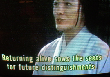 "Returning alive sows the seeds for future distinguishments."